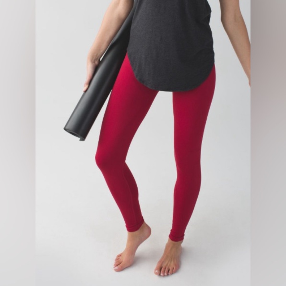 Lululemon Zone In Tight in Cranberry